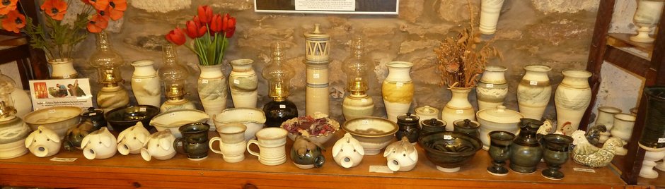 pottery selection